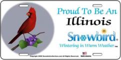 Snowbirds Illinois License Plate