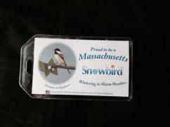 Snowbirds State Bird and Flower Luggage Tags