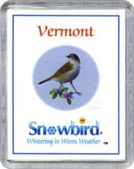 Snowbirds Vermont Magnets