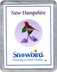 Snowbirds New Hampshire Magnet