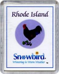 Snowbirds Rhode Island Magnet