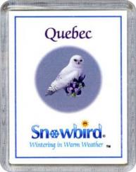 Snowbirds Quebec Magnet