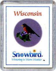 Snowbirds Wisconsin Magnet