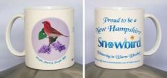 Snowbirds State Of New Hampshire Bird Mug