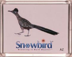 Snowbird magnet Arizona Roadrunner