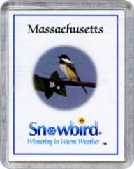 Snowbirds Massachusetts Magnet