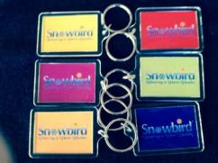 Snowbirds Colored Keychains