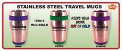 Snowbirds Stainless Steel Travel Mug