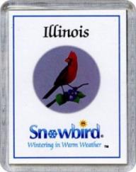 Snowbirds Illinois Magnet